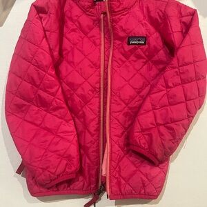 Patagonia Hot Pink Quilted Jacket 3T
